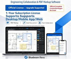 Compte activé en version complète authentique pour Bluebeam Revu, compatible avec les appareils de bureau, Web et mobiles - Product Image 2