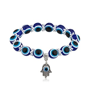 Bracelets turcs porte-bonheur pour femmes et hommes, perles de cristal colorées, charme, bracelet d'amitié pour couple, bijoux cadeaux - Product Image 3