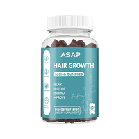 Gummies de croissance capillaire Ausreson OEM : Complément de collagène, vitamines pour cheveux, peau et ongles, biotine