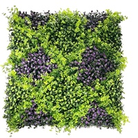 Mur végétal artificiel en plastique pour intérieur et extérieur, panneau de haie artificielle, mur de plantes artificielles pour salon