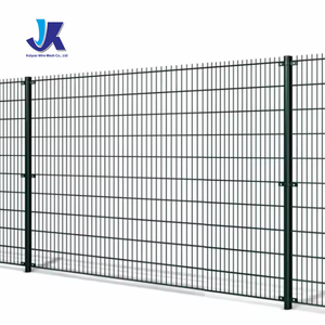 Cerca de malla de alambre doble galvanizada económica y práctica: valla de separación para granjas ganaderas - Product Image 4