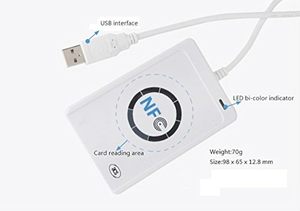 Aismartlink NFC acr122u không tiếp xúc IC Đầu đọc thẻ Nhà Văn/USB + SDK + IC thẻ - Product Image 2