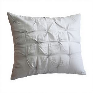 Envío Gratis: Fundas de Almohada Decorativas Cuadradas de Lino Natural de Lujo para Hotel, 26''x26'', Paquete de 2, Color Sólido - Product Image 1