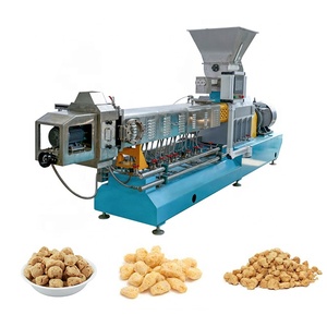 Tự động đậu nành Chunk đậu nành cốm làm cho nhà máy đùn dây chuyền sản xuất kết cấu protein đậu nành cô lập Máy chế biến - Product Image 1