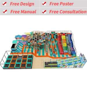 Área de Juegos Infantil de 1200 m², Parque Infantil Interior, Juegos Comerciales, Equipamiento de Juegos Blandos para Niños Pequeños, Fabricante Chino - Product Image 2