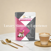 Café instantané au glutathion, L-Carnitine, haricot blanc et extrait de cactus – Supplément à base de plantes – Prix de gros