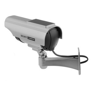 Telecamera fittizia impermeabile per esterni alimentata a energia solare, telecamera di sicurezza CCTV <span class=keywords><strong>finta</strong></span> solare e batteria - Product Image 3