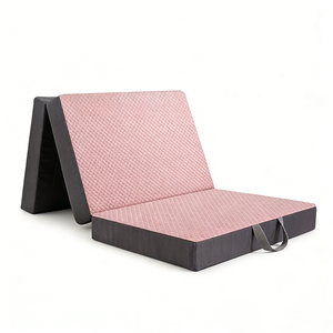 Canapé-lit rétractable en tissu, <span class=keywords><strong>matelas</strong></span> en mousse flanelle, personnalisable pour les petits espaces - pour appartements, salon, housse amovible - Product Image 3