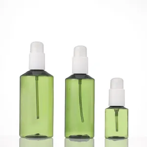 Lege Handdesinfecterend Alcohol Kleine Spuitfles Pet Plastic 10Ml 30Ml 100Ml Fijne Nevel Spuitfles