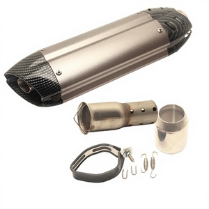 Pot d'échappement universel pour moto Scorpion, 25 mm, résistant aux hautes températures, silencieux tout-terrain - Product Image 2