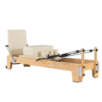 Lit de Pilates en bois d'érable, Reformer, Cadillac, Chaise, Correcteur de colonne vertébrale, Kit Reformer Pilates Premium en promotion