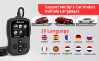 Escáner OBD2 CGSULIT SC301, Lector de Códigos, Herramientas de Diagnóstico, Lee y Muestra Datos para Autos Universales