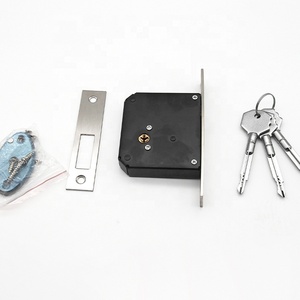 طقم قفل باب ألومنيوم آمن مع مفتاح، قفل غاطس واسطوانة خارجية، مجموعة أقفال للأبواب الألومنيوم - Product Image 2