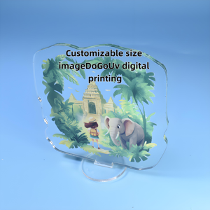 Hanxin Boss Recommends High-Transparency Acrylic Animation Brand Custom Logo Map on Plastic Crafts Acrylic Standee