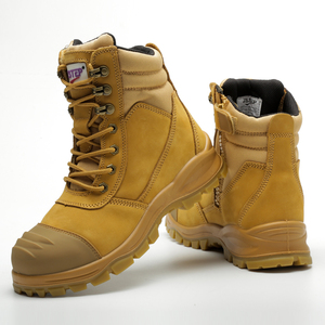 Botas de Seguridad de Cuero Vacuno y de Piel de Caballo Antideslizantes para Hombre, de Alta Calidad, Directamente de Fábrica, Talla 10, con <span class=keywords><strong>Entrega</strong></span> Rápida - Product Image 6
