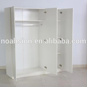 Meubles de maison de qualité supérieure vêtements de rangement 3 portes armoires chambre <span class=keywords><strong>à</strong></span> coucher armoire <span class=keywords><strong>en</strong></span> <span class=keywords><strong>bois</strong></span> placard - Product Image 3