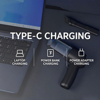 Aspirateur portatif sans fil noir en ABS, mini-dustbuster pour véhicules et usage domestique