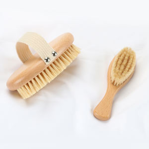 Abeis-cepillo de baño exfoliante personalizado, conjunto de cepillo de limpieza Facial, masaje de madera, conjunto de cepillo corporal seco - Product Image 4