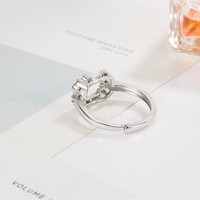 Bague pour femme en cuivre motif chat mignon, design de niche, style épuré, haut de gamme, simple et tendance, pour femme de bureau, bijoux Hello Kitty