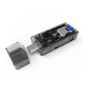 <span class=keywords><strong>AOTECH</strong></span> USB3.2 Gen1 USB Type-C Lecteur de carte mémoire externe universel prend en charge les cartes SD TF CF XD SM 5Gbps - Product Image 4