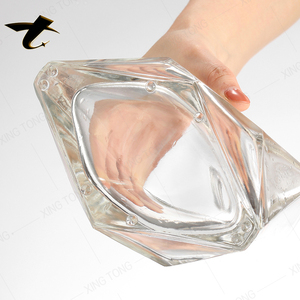 Bouteilles en verre carrées de luxe de 500 ml pour spiritueux, avec bouchons personnalisés pour le brandy, le gin, la vodka, le rhum et la tequila - Product Image 5