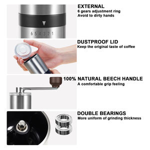 Портативная дорожная кофейная сумка Рамадан Подарочная коробка Аксессуары для кемпинга капельная шлифовальная машина набор фильтров инструменты кофейный набор - Product Image 6