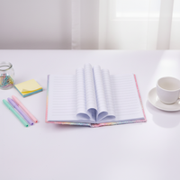 Carnet à spirales en papier kraft personnalisé en gros - Journal ligné A5 personnalisé pour l'école et le bureau