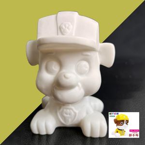 Kit de peinture pour enfants-Poupée et <span class=keywords><strong>tirelire</strong></span> de style propre Figurines en vinyle résine et plâtre Toile Cadeau moyen pour artistes - Product Image 2