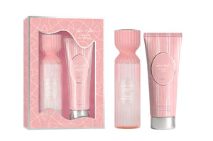 ARDiu Arabic - Set de Regalo de <span class=keywords><strong>Perfume</strong></span> Ecológico en Spray y Loción Corporal, Aroma a Coco y Rosa Dulce, Larga Duración, 2 Piezas, Moderno y Lujoso - Product Image 3