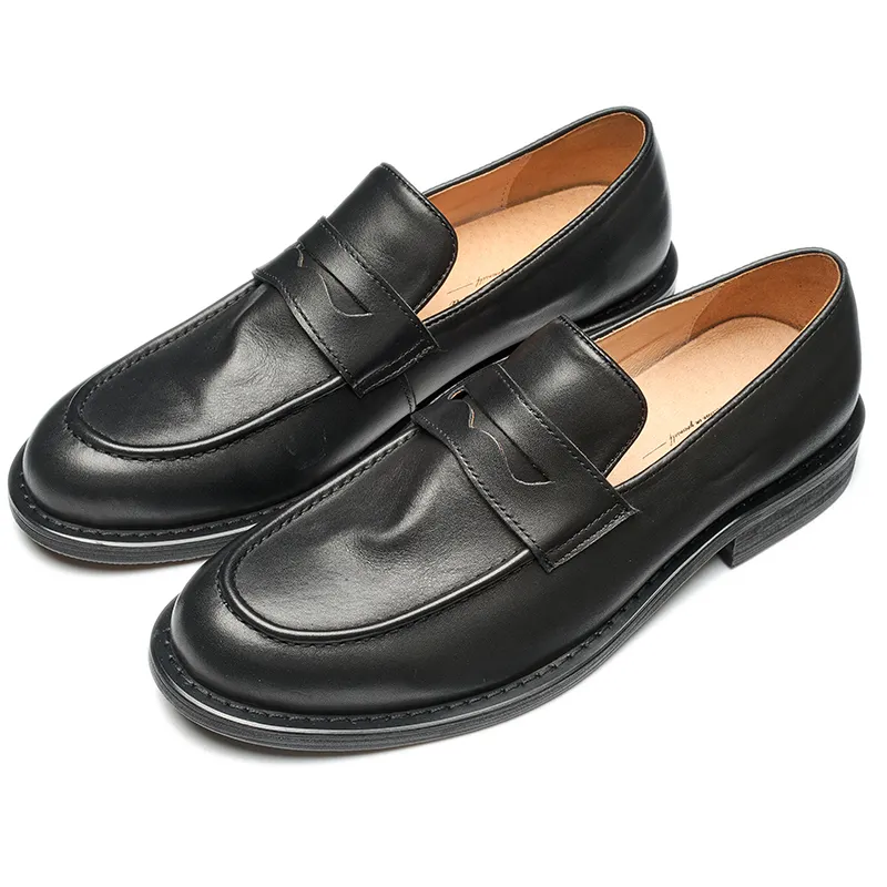 Drop Shipping anpassen echtes Leder klassische Oxford leichte Herren Kleid Schuhe Büro
