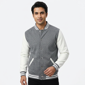 High Quality 2025 <b>Varsity</b> <b>Bomber</b> <b>Jackets</b> <b>Men</b> Wool Blend Custom Embroidery Letterman Baseball <b>Jacket</b> OEM - Product Image 1