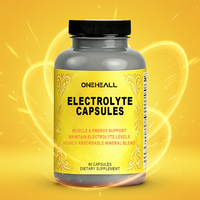 Complément alimentaire naturel OEM/ODM, capsules d'électrolytes, soutien sportif, certifié GMP, complément énergétique, capsule d'électrolytes