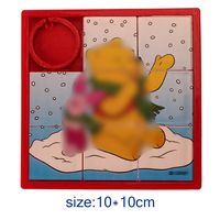 Rompecabezas Deslizante de 3x3 de 10 cm con Imagen Personalizada, Juguete Educativo de Plástico, Juguetes Promocionales para Niños Mayores de 3 Años, Coordinación Mano-Ojo