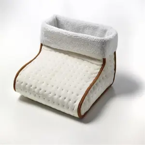 Foot Warmer, Electric Heating Pad for Feet with Removable Sherpa Lining