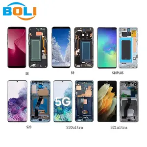 Màn hình LCD Chất lượng cao cho Samsung Galaxy S3 S4 S5 S6 S7 Edge S8 S9 S10 Plus S20 S21 S22 S23 Plus Màn hình LCD siêu Nguyên Bản