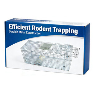 Piège à animaux en acier écologique pour rats, ratons laveurs et plus encore - Portable et étanche - Product Image 3