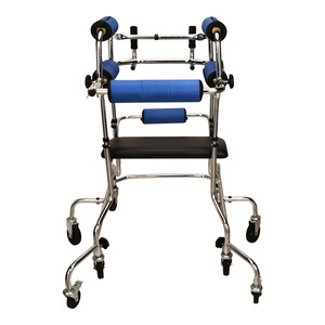 KDB 914C Children's Walker Stainless Steel Frame With Wheels <b>For</b> Lower Limb Training And Mobility Assistance - Product Image 1