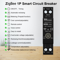 RMshebei Disjoncteurs miniatures Compteur d'énergie de circuit Zigbee MCB Télécommande Reclosing Earth Leakage Smart Home Products & Devices