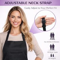 Tabliers classiques sans manches avec logo personnalisé, réglables, pour cuisine, chef, travail, salon, femmes, hommes, uniforme, tablier de barbier noir