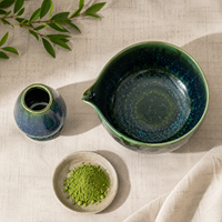 Bol à matcha en céramique artisanal avec logo personnalisé OEM, élégant bol en porcelaine Chawan pour la cérémonie du matcha