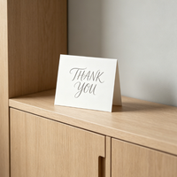 Cartes de vœux pliables en carton personnalisables avec pages intérieures vierges pour les cadeaux de mariage et les cadeaux de marque pour la vente au détail