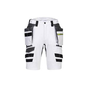 PORTWEST - DX444WHR26 DX4 Pantalones cortos de bolsillo con funda desmontable blanco-EAN 5036108410057 PANTALONES DE TRABAJO CORTOS DE TRABAJO - Product Image 1