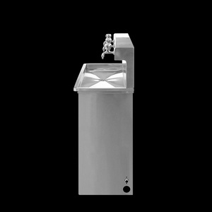 <b>Drinking</b> <b>Fountain</b> Hot Cold Floor Mounted Stainless Steel Electric School Use - Product Image 3