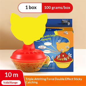 Trampa para Moscas de la Fruta de Doble Acción Instantánea, Trampa Adhesiva Profesional para Moscas con Cebo Atractivo - Product Image 5