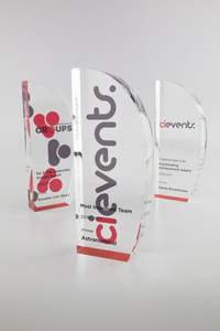 Ventes chaudes Prix d'usine Trophées en acrylique vierges personnalisés gravés avec impression intégrale pour une utilisation publicitaire Impression offset 4C CMYK - Product Image 6