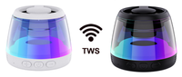 Altavoz Bluetooth Magnético TWS 2 en 1 con LED RGB Inteligente y Soporte para Teléfono