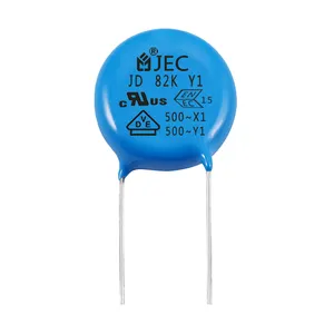 Prezzo diretto di fabbrica, tipo radiale epossidico blu Ac 561 681 102 332 X1 Y1 30Kv condensatori ceramici ad alta tensione vecchi