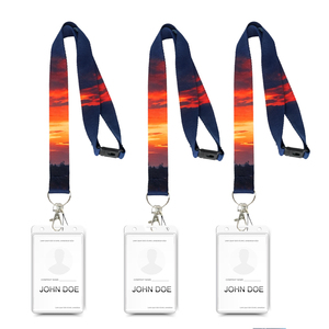 Quality Wholesale Polyester Sublimation Printing Lanyards with Logo Custom Personalized Neck Straps with Metal <b>Hook</b> <b>Clip</b> - Product Image 4
