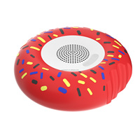 Haut-parleur de piscine Nouveaux gadgets 2024 Donuts Haut-parleur Bluetooth flottant étanche