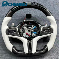 Volant en cuir et fibre de carbone pour BMW G30 G31 G38 G11 G12 G20 G21 G28 G22 G23 G26 G02 avec LED Plug and Play – Fournisseur d'usine